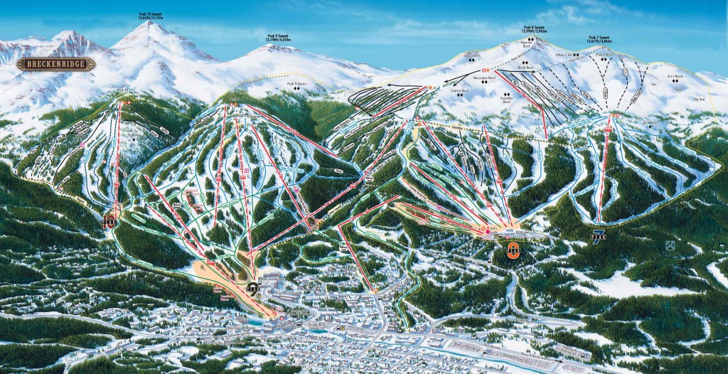 Breckenridge Piste Map