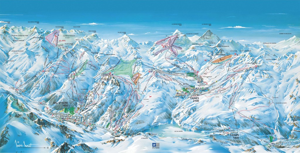 Tignes_Piste_Map